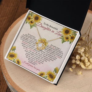 Daughter In Law - I Will Forever Love You - Love Knot Necklace