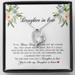 Daughter In Law - You Are Also My Daughter In Heart - Forever Love Necklace SO167V