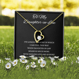 Daughter In Law - You Are Forever One - Forever Love Necklace