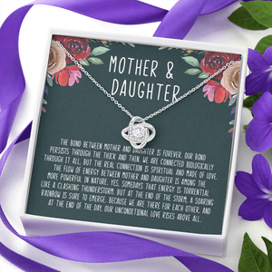 Mother's Day Gift - The Bond Between Mother And Daughter Is Forever - Necklace SO16T