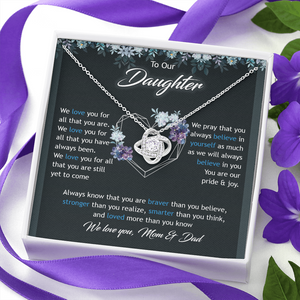 To Our Daughter We Love You Mom & Dad - Necklace SO47T