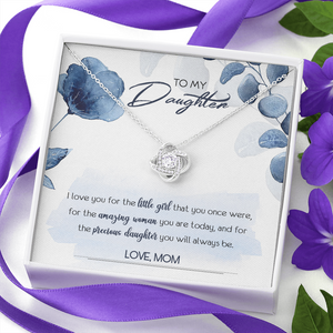 To My Daughter - I Love You For The Little Girl - Necklace SO01T