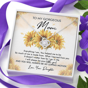 To My Mom - Always Your Little Girl - Necklace SO76