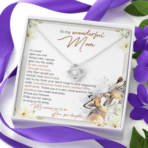 To My Wonderful Mom - I'll Love You Forever - Necklace SO50T