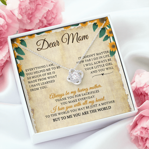 Dear Mom I Will Always Be Your Little Girl - Necklace SO28V