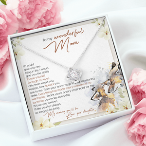 To My Wonderful Mom - I'll Love You Forever - Necklace SO50T