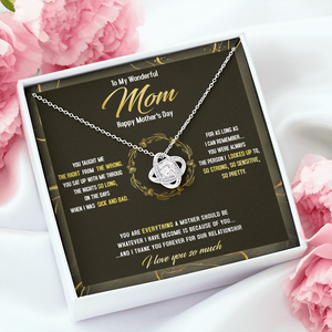 To The Best Mom - Happy Mother's Day The Person I Looked Up To - Necklace SO41Tv2