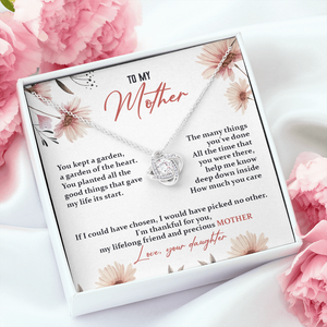 To My Mother - I Am Thankful For You - Necklace SO116T