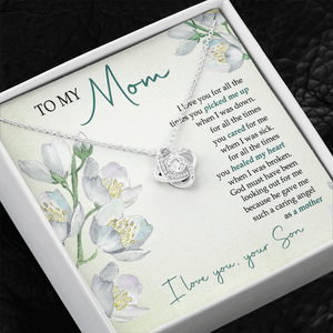 To My Mom - You're My Caring Angel - Necklace SO53V