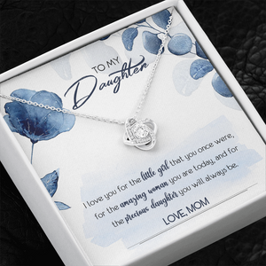 To My Daughter - I Love You For The Little Girl - Necklace SO01T