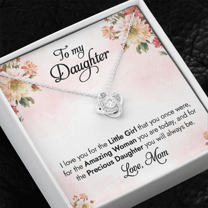 To My Daughter - I Love You For The Little Girl - Necklace SO83