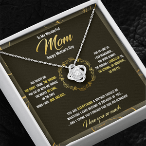 To The Best Mom - Happy Mother's Day The Person I Looked Up To - Necklace SO41Tv2