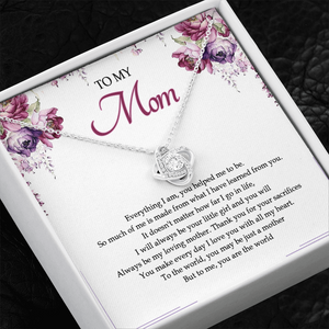 To My Mom You Are The World To Me Necklace SO25V