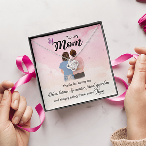 To My Mom Thanks For Being My Hero Necklace SO46