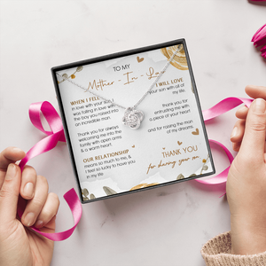 To My Mother In Law Thank You For Sharing Your Son Necklace SO23T