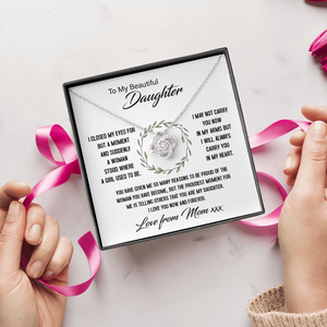 To My Beautiful Daughter - My Proudest Moment - Necklace SO144T