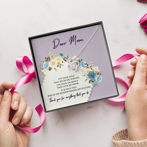 Dear Mom Thank You For Everything That You Do Necklace SO44