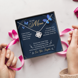 To My Mom - Thank You For All Your Sacrifices - Necklace SO07T