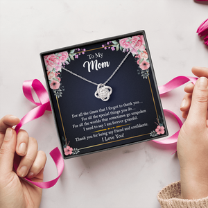 To My Mom - Thank You For Being My Friend and Confidante - Necklace SO105V