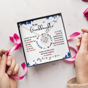 To My Granddaughter My Love For You Is Forever - Necklace SO35T