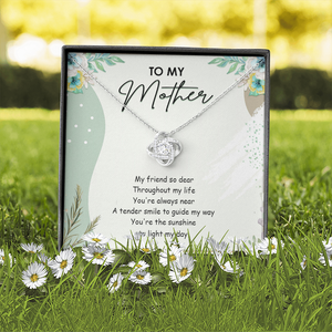 To My Mom You're The Sun Shine To Light My Day - Necklace SO20V