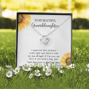 To My Granddaughter - Feel My Love - Necklace DR10