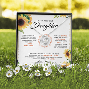 To My Beautiful Daughter - You Are Braver Than You Believe - Necklace SO18V
