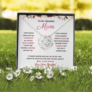 To My Mother - You Will Always Be My Loving Mother - Necklace SO58V