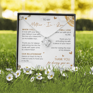 To My Mother In Law Thank You For Sharing Your Son Necklace SO23T