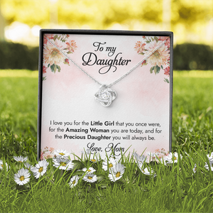 To My Daughter - I Love You For The Little Girl - Necklace SO83
