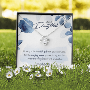 To My Daughter - I Love You For The Little Girl - Necklace SO01T