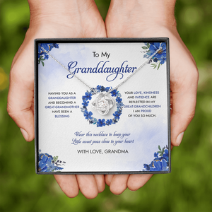 To My Granddaughter - I Am Proud Of You So Much - Necklace SO97