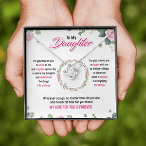 To My Daughter My Love For You Is Forever - Necklace SO37T