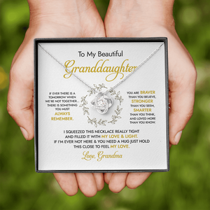 To my Beautiful Granddaughter - You Mean To Me - Necklace SO50v1