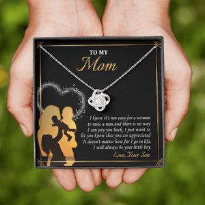 To My Mom - I Love You Forever And Always - Necklace SO119V