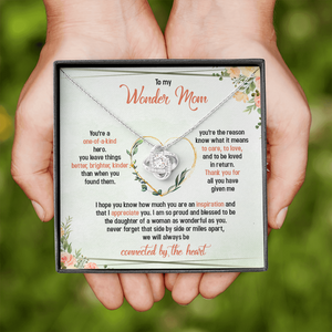 To My Wonder Mom You're One Of A Kind - Necklace SO45T