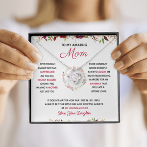 To My Mother - You Will Always Be My Loving Mother - Necklace SO58V