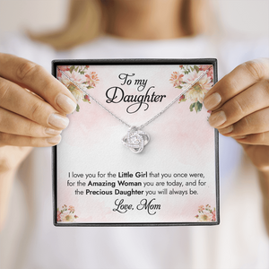 To My Daughter - I Love You For The Little Girl - Necklace SO83