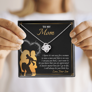 To My Mom - I Love You Forever And Always - Necklace SO119V