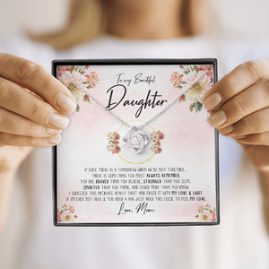 To My Beautiful Daughter - You Are Smarter Than You Think - Necklace SO85