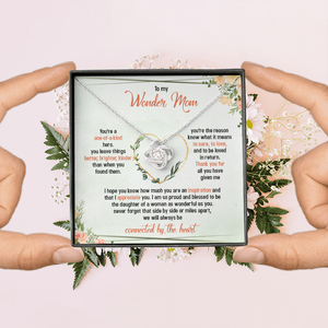 To My Wonder Mom You're One Of A Kind - Necklace SO45T