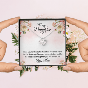 To My Daughter - I Love You For The Little Girl - Necklace SO83