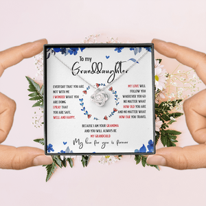 To My Granddaughter My Love For You Is Forever - Necklace SO35T