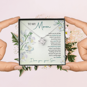 To My Mom - You're My Caring Angel - Necklace SO53V