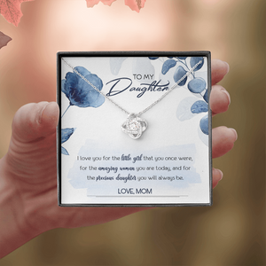 To My Daughter - I Love You For The Little Girl - Necklace SO01T