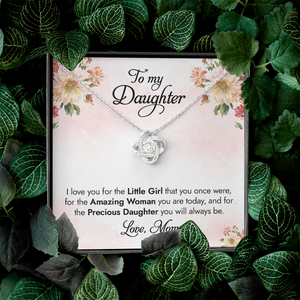 To My Daughter - I Love You For The Little Girl - Necklace SO83