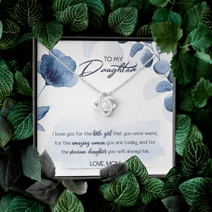 To My Daughter - I Love You For The Little Girl - Necklace SO01T