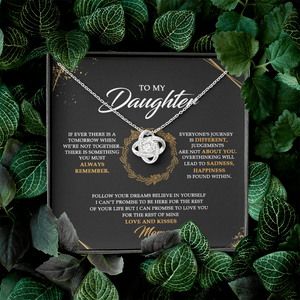 To My Daughter - Never Forget That I Love You - Necklace SO31V