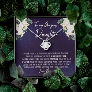 To My Gorgeous Daughter - You Are Braver Than You Believe - Necklace SO75