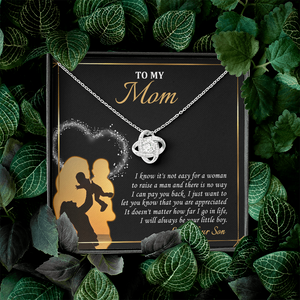 To My Mom - I Love You Forever And Always - Necklace SO119V